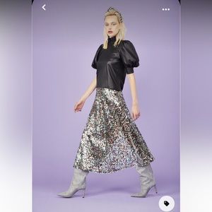 Hunter Bell Tatum skirt - space boy sequin